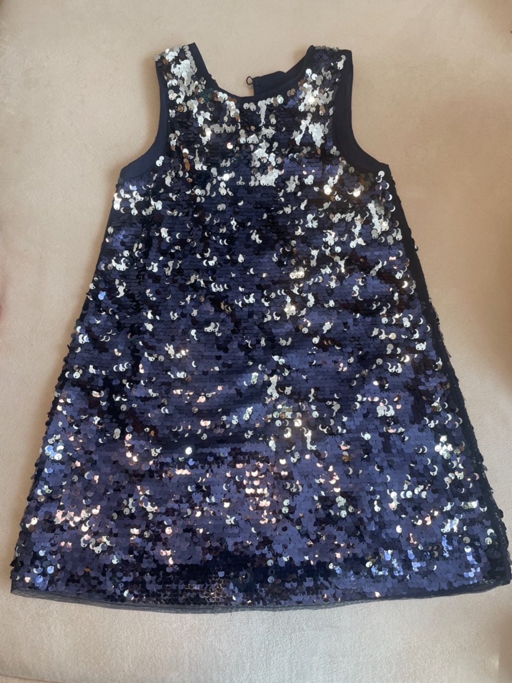 H&M Navy Blue Sequin Dress